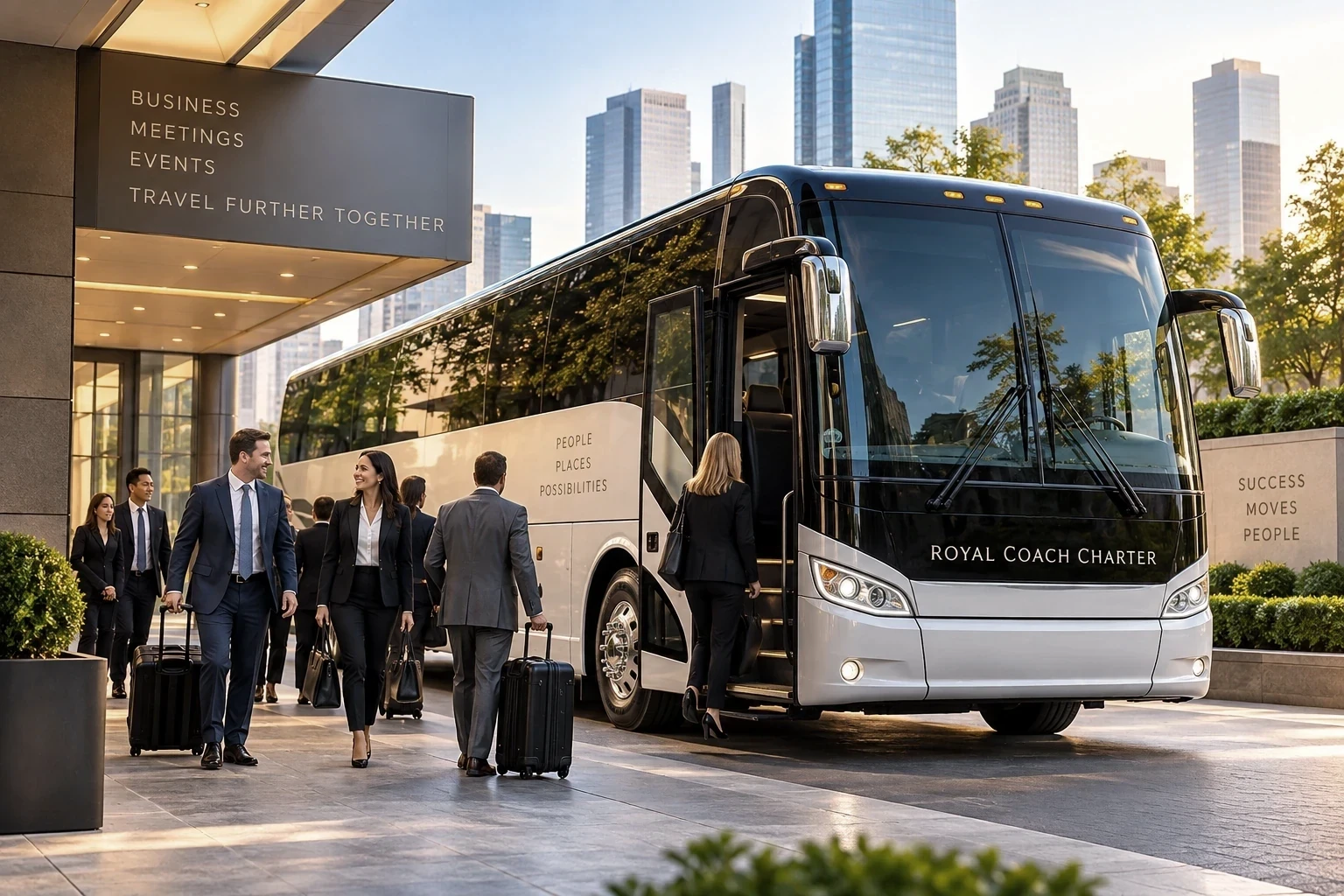 Professional corporate group transportation